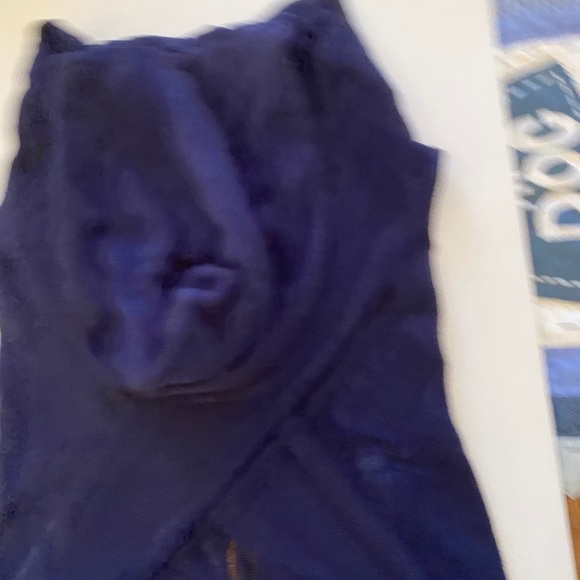 Navy Lilly Pulitzer hooded sweater size L - Picture 3 of 6